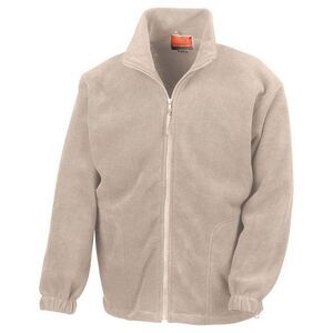 Result Unisex Adult Polartherm Fleece Jacket / Natural